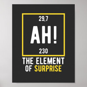 Ah The Element of Surprise Poster