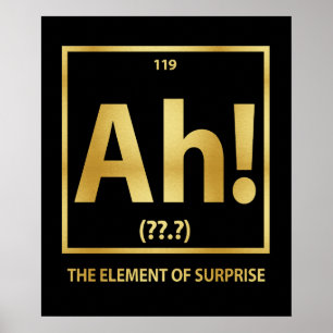 Ah!  The element of surprise Poster