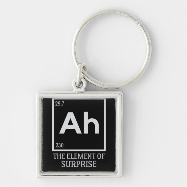 Ah the element of surprises keychain (Front)