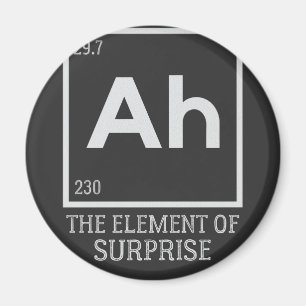Ah the element of surprises magnet