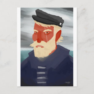 Ahab Postcard
