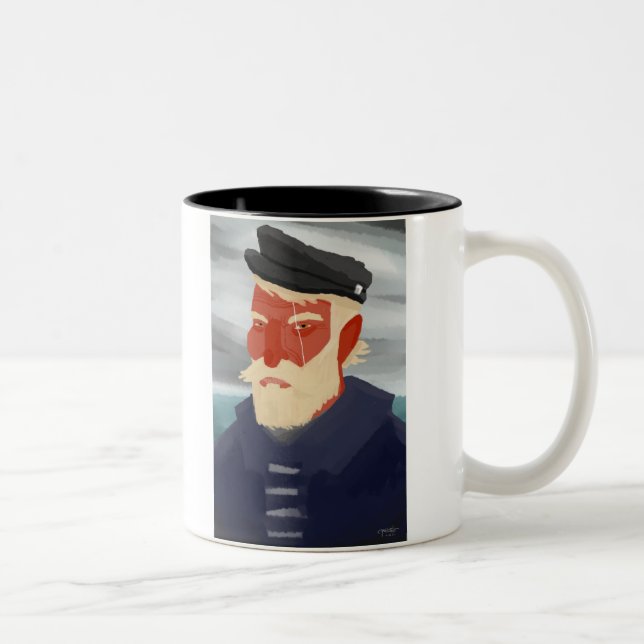 Ahab Two-Tone Coffee Mug (Right)