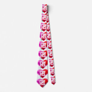 Ahava Heart Art Necktie 