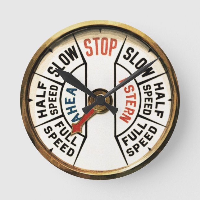 Ahead, Astern Round Clock (Front)