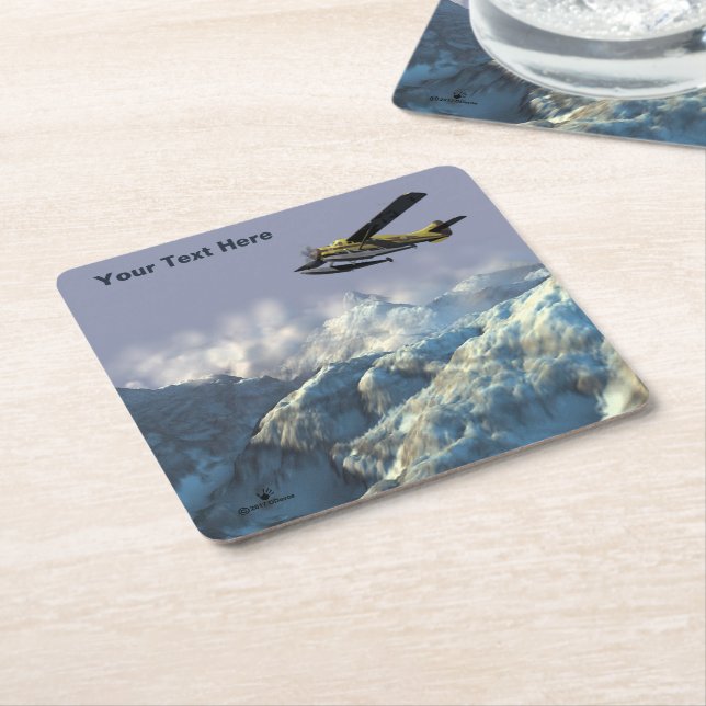 Ahead Of The Storm Square Paper Coaster (Angled)