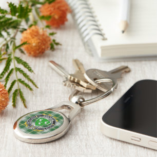 Ahearne Irish Shield Personalized Key Rings