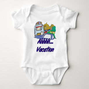 Ahh Vacation Camping Baby Bodysuit