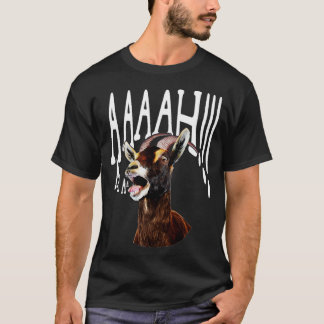 Ahhh Screaming Goat Gift Funny Goat Lover  T-Shirt