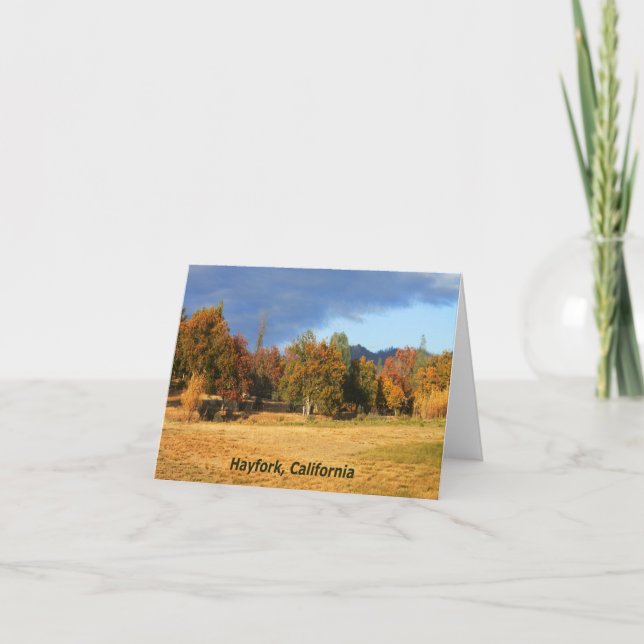 Ahhhh the colours of Fall..... Card (Front)