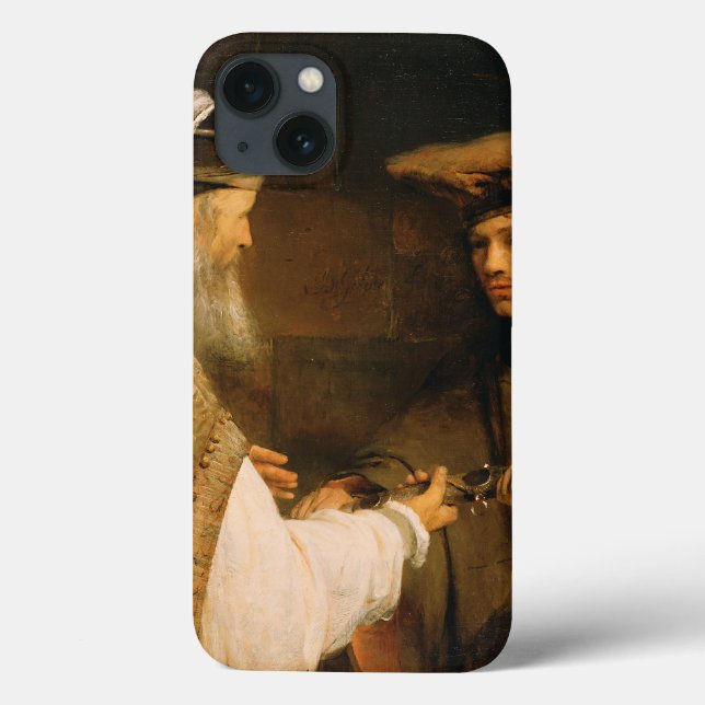 Ahimelech giving the sword of Goliath to David Case-Mate iPhone Case (Back)