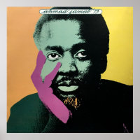 Ahmad Jamal 73 Poster de Jazz vintage