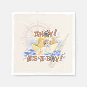 Ahoy! Baby Boy Shower Paper Napkins
