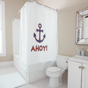 AHOY! Buoy + Anchor Design Red+Blue
