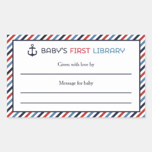 Ahoy C'est un Sticker Bookplate Book