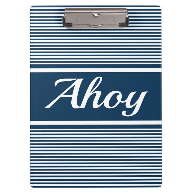 Ahoy Clipboard (Front)