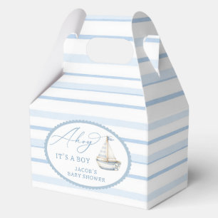 Ahoy It’s a Boy Nautical Baby Shower Favour Boxes
