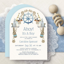 Ahoy It's A Boy Arch Baby Shower