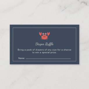Ahoy It's a Boy Baby Shower Enclosure Card 
