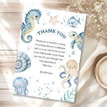 Ahoy It's A Boy Baby Shower Nautical Blue Ocean