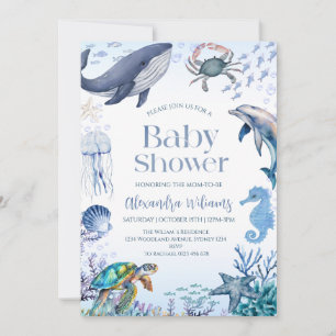 Ahoy! It's a Boy Baby Shower Party Invitation