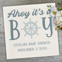 Ahoy It's A Boy Nautical Baby Shower
