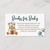 Ahoy it's a boy teddy bear books for baby