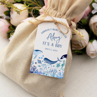 Ahoy It's a Boy Under Sea Baby Shower Thank you