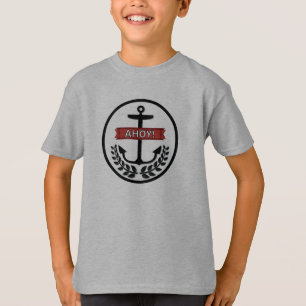 Ahoy - Kids' Basic Hanes Tagless ComfortSoft® T-Sh T-Shirt