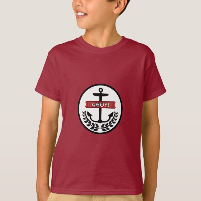 Ahoy - Kids' Basic T-Shirt (Front)