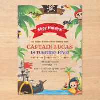 Ahoy Matey Boys Pirate Ship Birthday