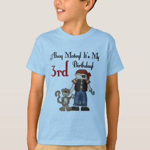 Ahoy Matey Pirate 3rd Birthday Tshirts and Gifts