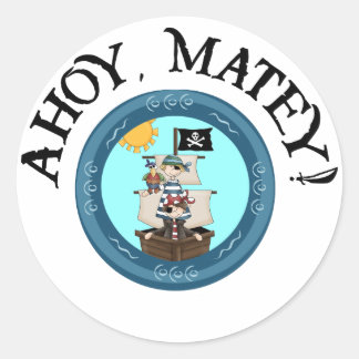 Ahoy Matey Stickers