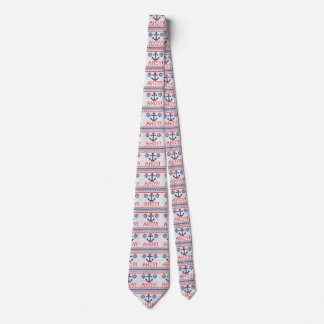 AHOY Nautical Knit Christmas Jumper Style Tie