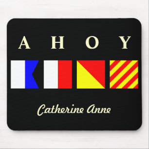 Ahoy Personalized Mousepad