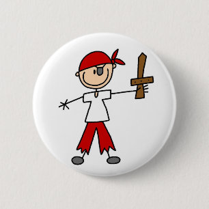 Ahoy Pirate Button