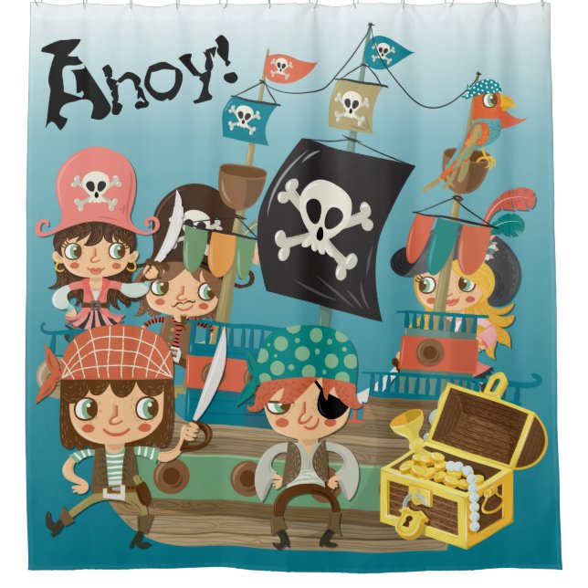 Ahoy Pirates and Pirate Ship (Front)