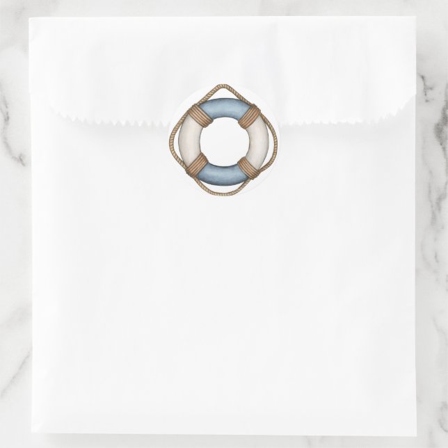 Ahoy ! Sticker de Baby shower nautique Favoriser l (Sac)