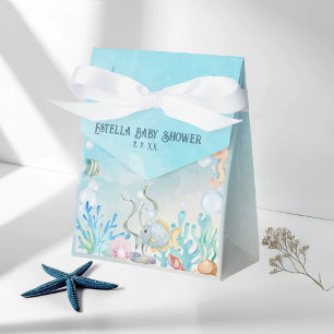 Ahoy! Under the blue Sea Baby Shower Favor Box