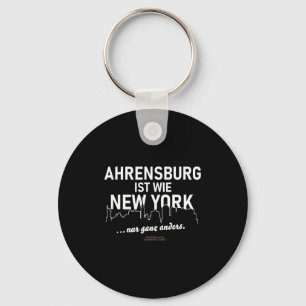 Ahrensburg Is Like New York Keychain