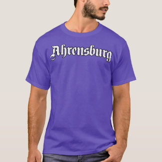 Ahrensburg written with gothic font T-Shirt