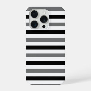 Ahs Black and white stripes design  iPhone 15 Pro Case