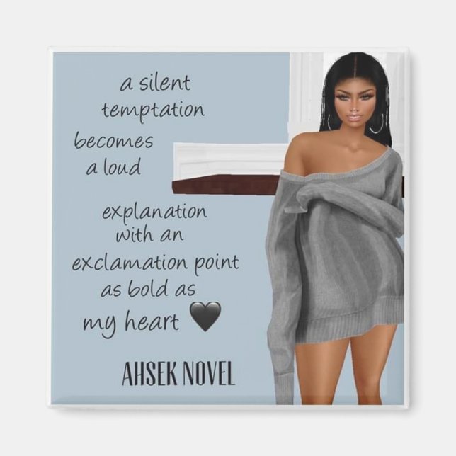 Ahsek Novel Poetry Magnet 3 (Front)