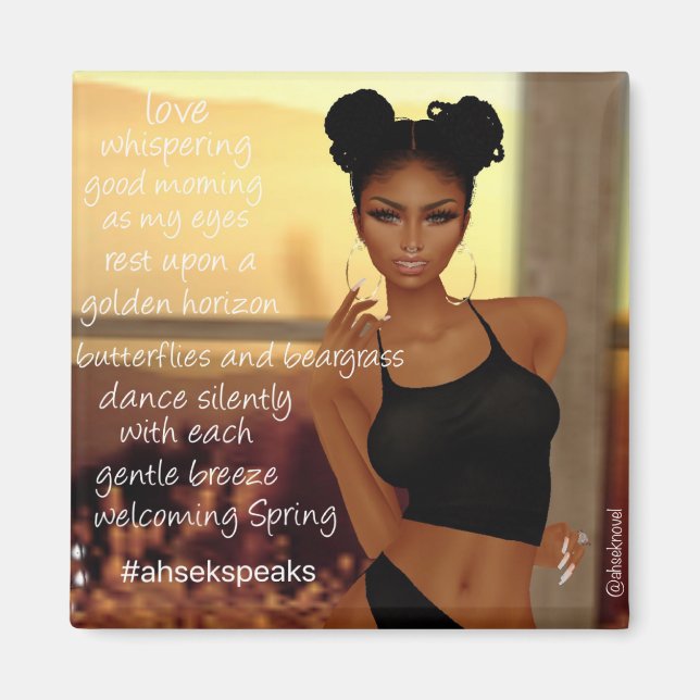 Ahsek Novel Poetry Magnet 7 (Devant)