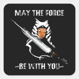 Ahsoka - May The Force Be With You Square Sticker