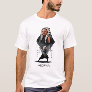Ahsoka Tano Character Illustration T-Shirt