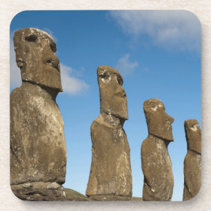 Ahu Akivi, Rapa Nui, Easter Island, Chile 2 Coaster