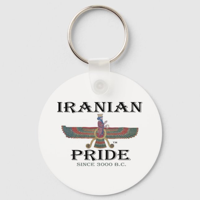 Ahura Mazda - Iranian Pride Keychain (Front)