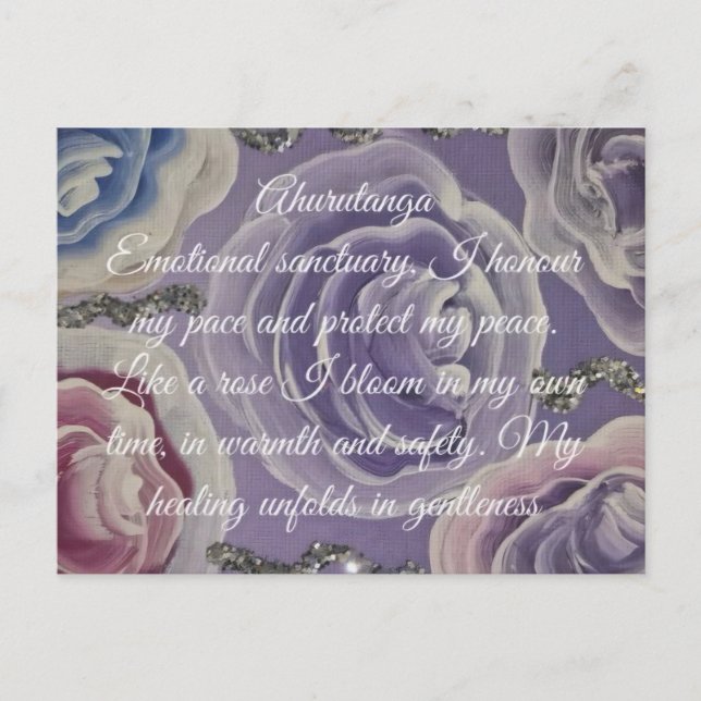 Ahurutanga (safe space) card (Front)