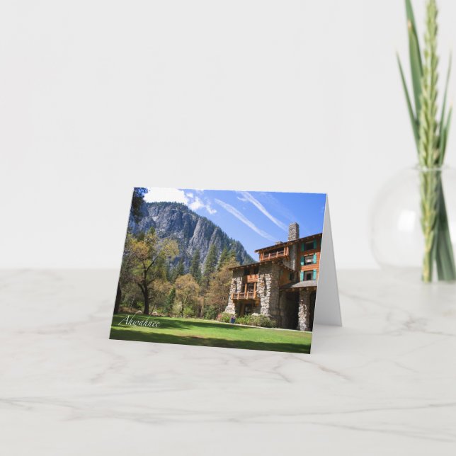 Ahwahnee Greeting Card (Front)