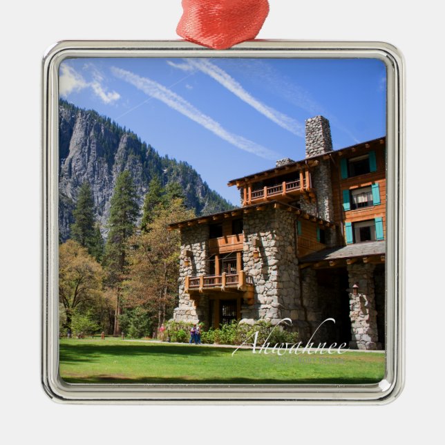Ahwahnee Metal Ornament (Front)